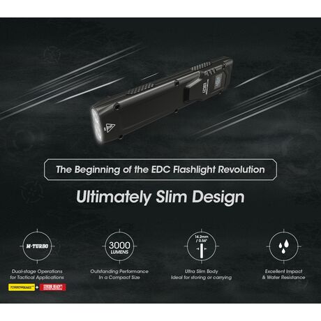 ΦΑΚΟΣ LED NITECORE EDC27, 3000Lumens