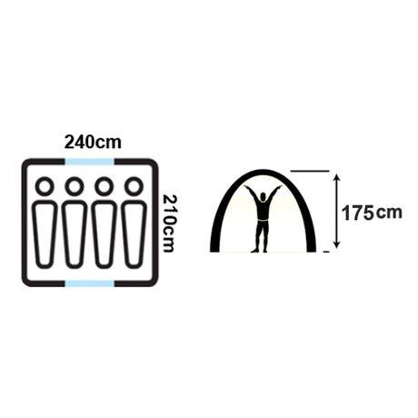 Σκηνή αυτόματη Salty Tribe SEMINOLE 4 persons