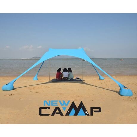 Ελαστική Τέντα Παραλίας 3x2.5 Lycra Shelter New Camp Aegean Blue