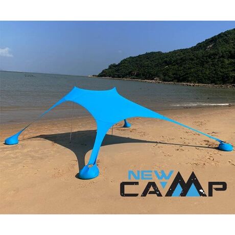 Ελαστική Τέντα Παραλίας 3x2.5 Lycra Shelter New Camp Aegean Blue