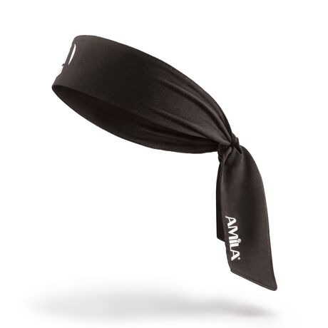 Περιμετώπιο Bandana AMILA Tie Band Μαύρο 45707