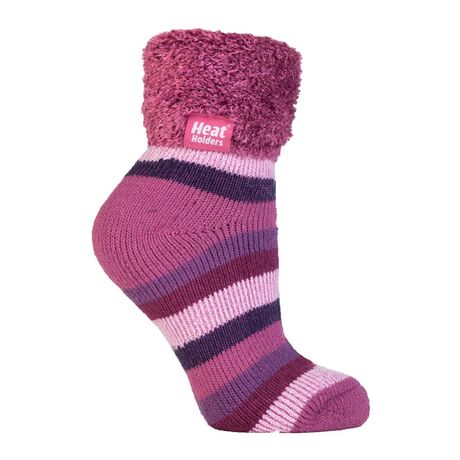 H.H.SOCKS LADIES LOUNGE MAUVE/CR.4893