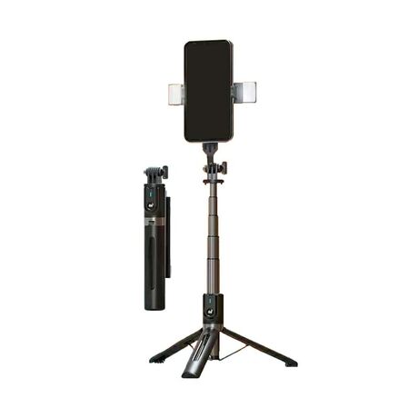 Selfie stick/stand τρίποδο με φακό - P97D-2 - 884195