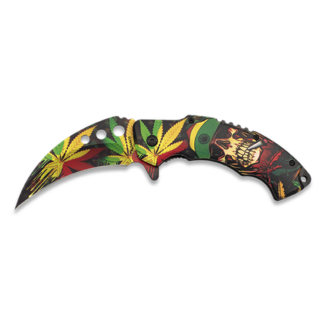 ΣΟΥΓΙΑΣ ALBAINOX, Marijuana 3D folding knife. 8 c