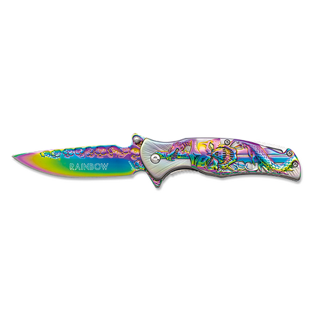 ΣΟΥΓΙΑΣ ALBAINOX, Rainbow bicoloured penknife, blade 9cm, 18927