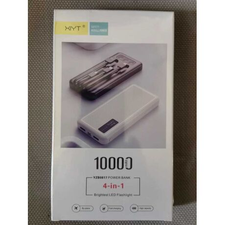 Powerbank - 0817 - 4 in 1 - 10.000mAh - 188171 - Black