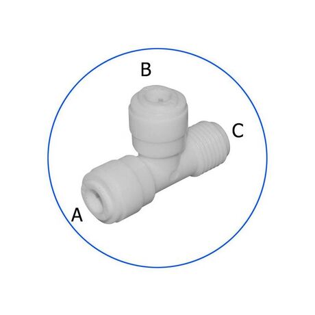 Σύνδεσμος Ασφαλείας Ταφ In-line AP-QT04B της Aqua Pure