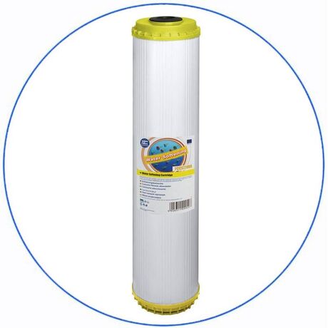 Σύστημα Φίλτρου Big Blue 20'' BBPSCSTCBLS20 της Aqua Filter με Διατομή Παροχής 1''