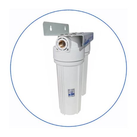 Φίλτρο Κάτω Πάγκου 10″ Διπλό Υψηλής Πίεσης Home Solution Silver-FC της Aqua Pure