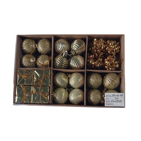 Σετ Χριστουγεννιάτικα στολίδια - 4cm - 24pcs - 023285 Σετ Χριστουγεννιάτικα στολίδια - 4cm - 24pcs - 023285