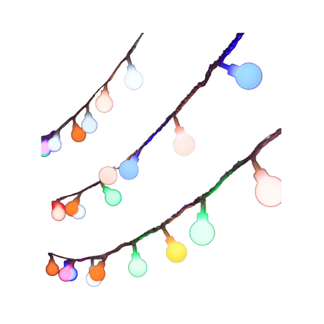 Χριστουγεννιάτικη φωτεινή γιρλάντα Led - RGB - 40pcs - 150081 Χριστουγεννιάτικη φωτεινή γιρλάντα Led - RGB - 40pcs - 150081