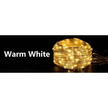 Χριστουγεννιάτικα φώτα LED με επένδυση - 10m/100LED - Warm White - 272341 Χριστουγεννιάτικα φώτα LED με επένδυση - 10m/100LED - Warm White - 272341
