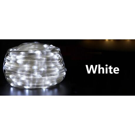 Χριστουγεννιάτικα φώτα LED με επένδυση - 20m/200LED - Cool White - 272345 Χριστουγεννιάτικα φώτα LED με επένδυση - 20m/200LED - Cool White - 272345