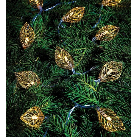 Χριστουγεννιάτικα φωτάκια LED μπαταρίας - Leaves - 3m/20LED - 272374 Χριστουγεννιάτικα φωτάκια LED μπαταρίας - Leaves - 3m/20LED - 272374