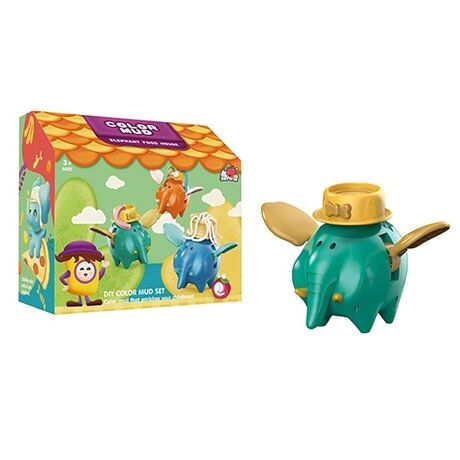 Σετ κατασκευών DIY με πλαστελίνη - Elephant - 5838-37 - 310414