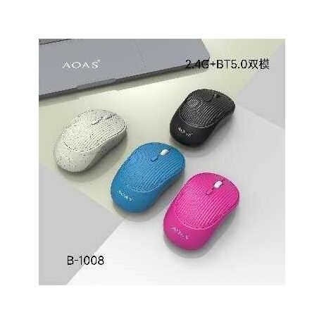 Ασύρματο ποντίκι Η/Υ - 1008 - AOAS - 654849 - Black
