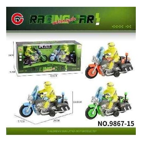 Σετ ηλεκτρονικές μοτοσυκλέτες - 9864-15 - 2pcs - 9867-15 - 524137