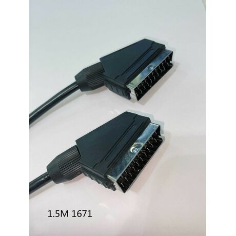 Καλώδιο Scart - 1.5m - Male/Male - 1671 - 196302