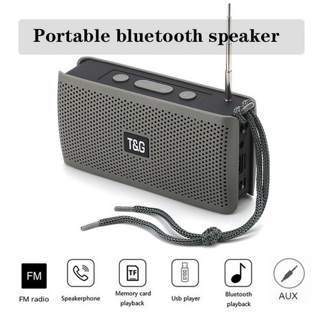 Ασύρματο ηχείο Bluetooth - TG282 - 882986 - Grey