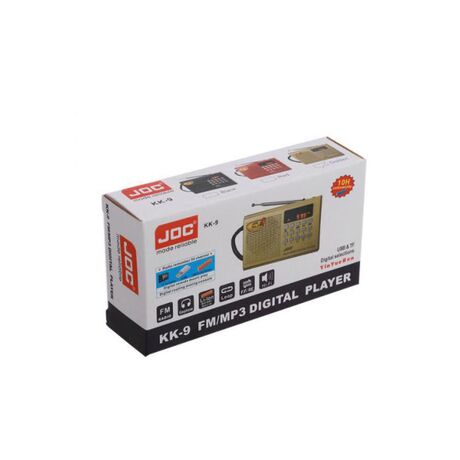 Επαναφορτιζόμενο ραδιόφωνο - JOC-KK9 - 370175 - Red