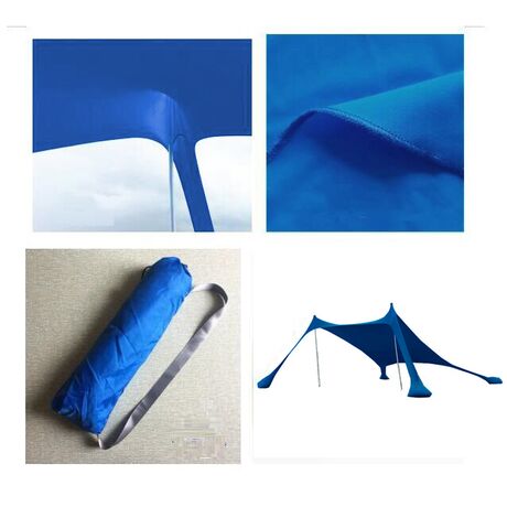 NEW CAMP Lycra Shelter 200x200 cm, Ελαστική Τέντα Παραλίας, NEW-175 /Sea Blue