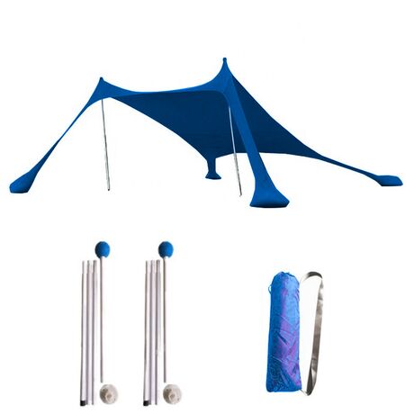 NEW CAMP Lycra Shelter 200x200 cm, Ελαστική Τέντα Παραλίας, NEW-175 /Sea Blue