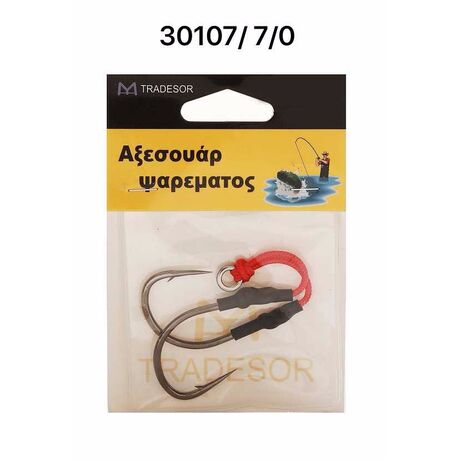Αγκίστρια με νήμα - Δεμένα - No.7 - 30107