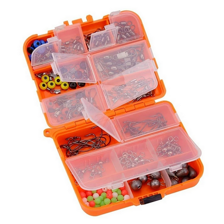 Σετ αξεσουάρ ψαρέματος σε θήκη - 026 - 165pcs - 31805