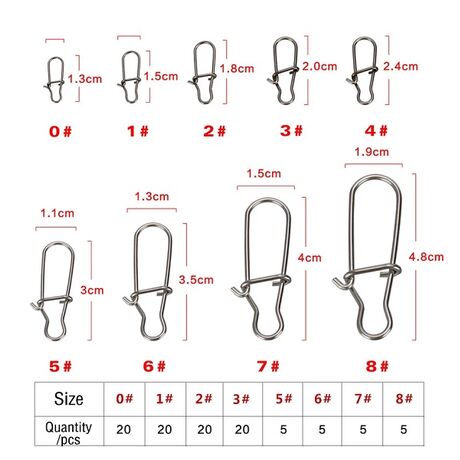 Σετ παραμάνες ψαρέματος σε θήκη - 100pcs - 31810