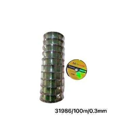 Πετονιά ψαρέματος - 100m - 0.3mm - 10pcs - 31986