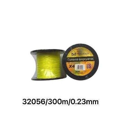 Πετονιά ψαρέματος - Νήμα χρωματιστό - 300m - 0.23mm - 32056