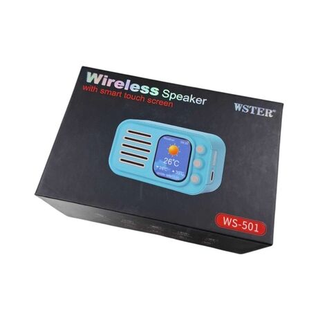 Ασύρματο ηχείο Bluetooth με οθόνη - WS-501 - 811788 - Pink