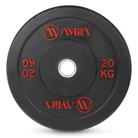 Δίσκος AMILA Black R Bumper Slim 50mm 20Kg 84834