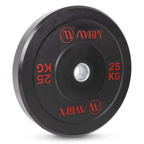 Δίσκος AMILA Black R Bumper Slim 50mm 25Kg 84835