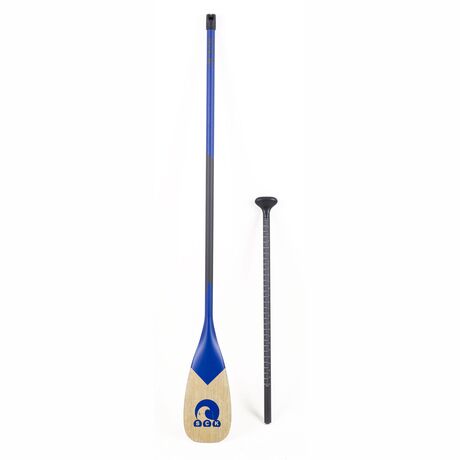 Κουπί SUP ρυθμιζόμενο 160-215cm Full Carbon με Bamboo λεπίδα – Onyx SCK