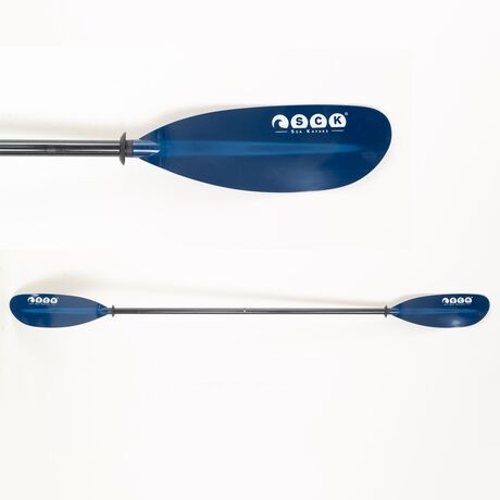 Κουπί καγιάκ 220cm Carbon &amp; Υαλοΰφασμα με ABS λεπίδες Μπλε SCK