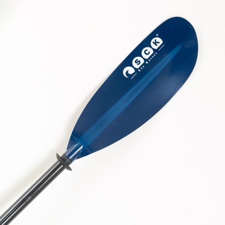 Κουπί καγιάκ 220cm Carbon &amp; Υαλοΰφασμα με ABS λεπίδες Μπλε SCK