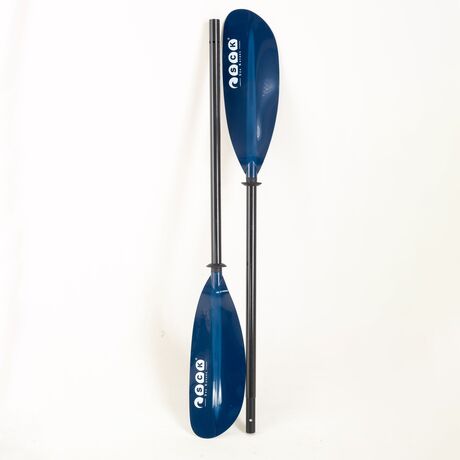 Κουπί καγιάκ 220cm Carbon &amp; Υαλοΰφασμα με ABS λεπίδες Μπλε SCK