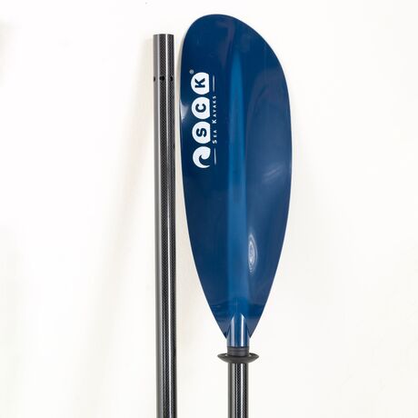 Κουπί καγιάκ 220cm Carbon &amp; Υαλοΰφασμα με ABS λεπίδες Μπλε SCK