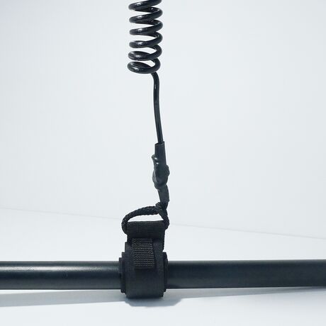 Leash για κουπί καγιάκ σπιράλ μαύρο