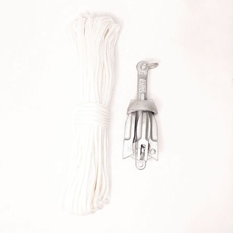 Άγκυρα καγιάκ 0.7kg με σχοινί 20μ. Άγκυρα καγιάκ 0.7kg με σχοινί 20μ.