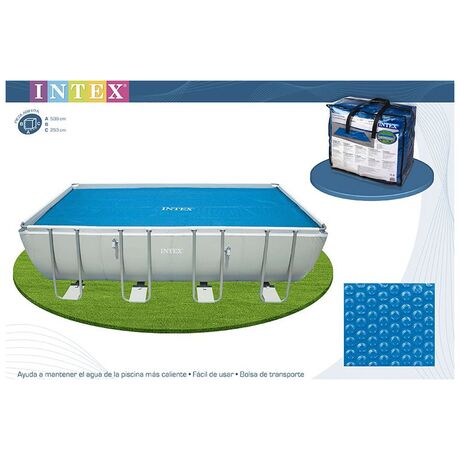 Ηλιακό Κάλυμμα Παραλληλόγραμμης Πισίνας 549 x 274 см Intex 29026