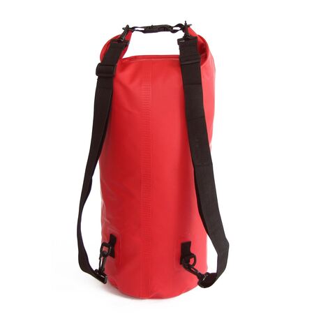 Αδιάβροχος σάκος με ιμάντες πλάτης 30L κόκκινος
