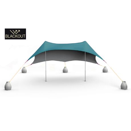 SALTY TRIBE Aeolians Blackout Beach Elastic Tent 300x250 cm, Τέντα Παραλίας με Προστασία UV, TRI-087 /Teal