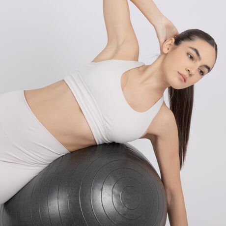 Μπάλα Γυμναστικής 55 cm Μωβ Bulk 48409 Μπάλα Γυμναστικής 55 cm Μωβ Bulk 48409