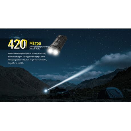 ΦΑΚΟΣ LED NITECORE EDC37, 8000Lumens, UHi LED