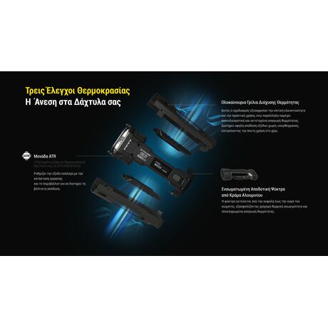 ΦΑΚΟΣ LED NITECORE EDC37, 8000Lumens, UHi LED