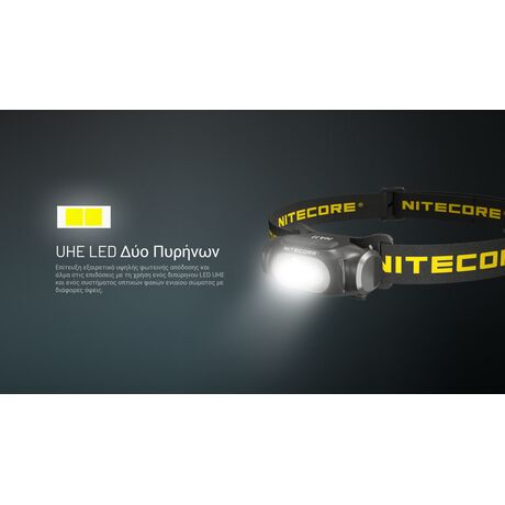 ΦΑΚΟΣ LED NITECORE HEADLAMP HA11 UHE με ιμάντα