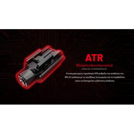 ΦΑΚΟΣ LED NITECORE NPL35, 2000lumens, 412meters