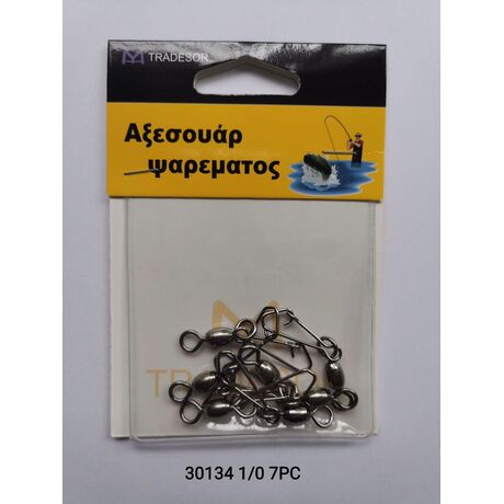 Στριφτάρια με παραμάνα ασφαλείας - 1/0 - 7pcs - 830134